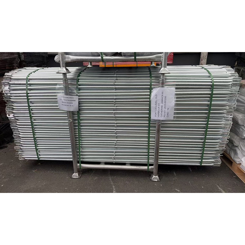 Carbon Steel Scaffolding Bracing, 7 Feet * 27-3/4 Inch, HDG